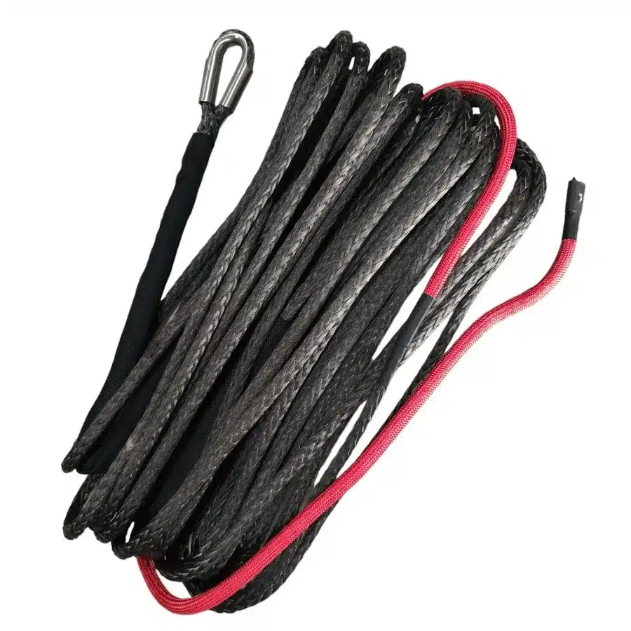 Cabo de plasma 10 mm x 27 m cinza Offroad para Guincho